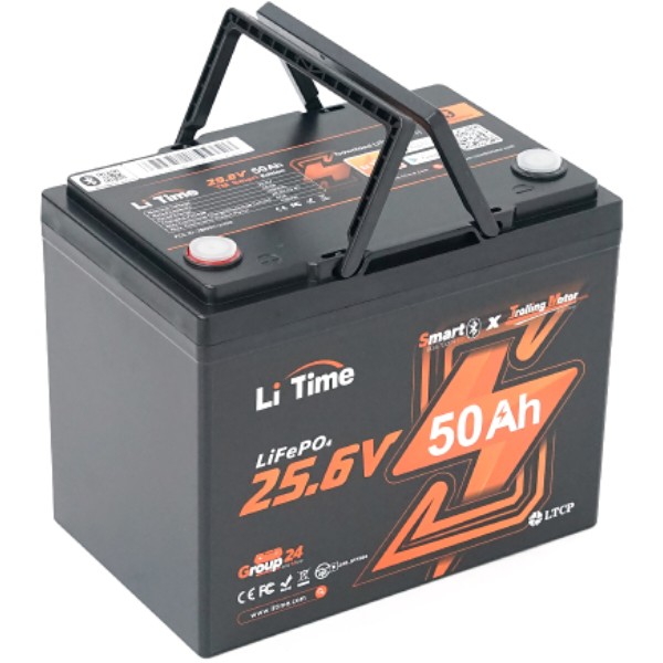 Фото - Аккумулятор для ИБП Li-TIME 25.6V 50Ah (L24V50-50-TM-BT-8-A70)